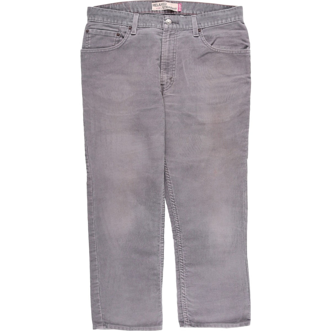 2000'S Levi's 559 Relaxed Straight Corduroy Pants, Men's, Size W36 cotton gray type Vintage Second Hand