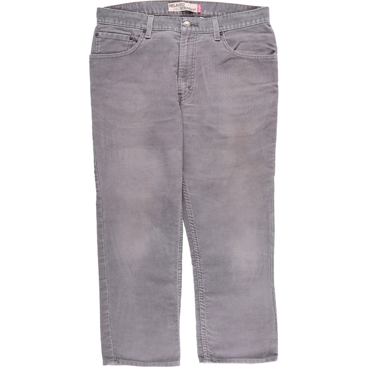 2000'S Levi's 559 Relaxed Straight Corduroy Pants, Men's, Size W36 cotton gray type Vintage Second Hand