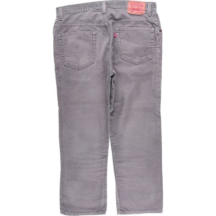 2000'S Levi's 559 Relaxed Straight Corduroy Pants, Men's, Size W36 cotton gray type Vintage Second Hand