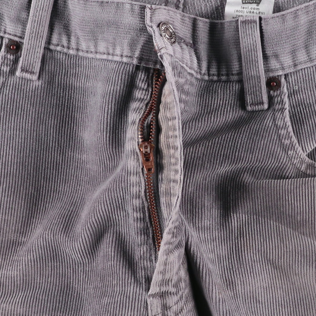 2000'S Levi's 559 Relaxed Straight Corduroy Pants, Men's, Size W36 cotton gray type Vintage Second Hand