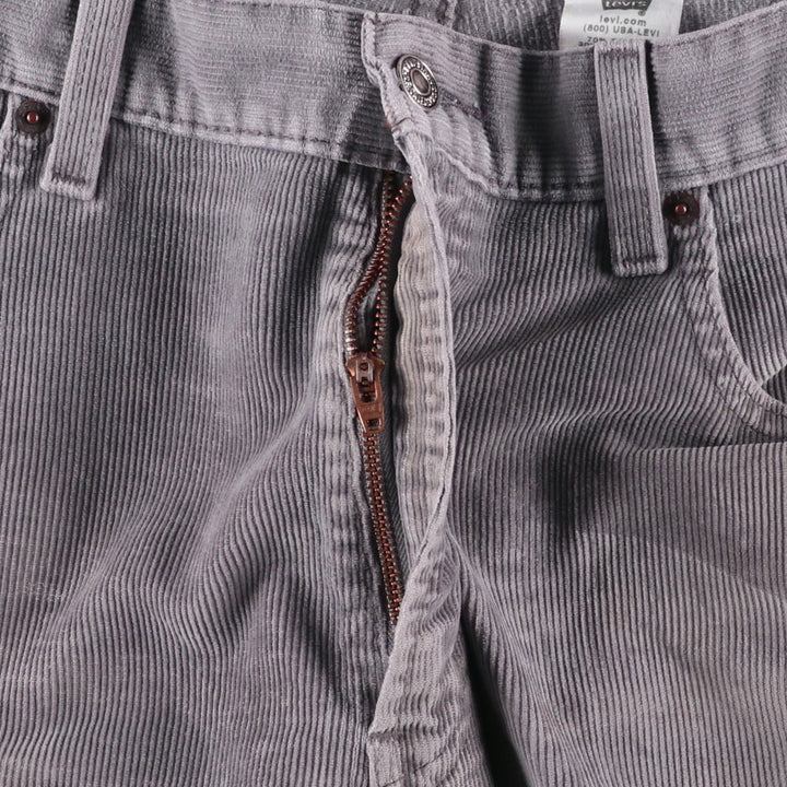 2000'S Levi's 559 Relaxed Straight Corduroy Pants, Men's, Size W36 cotton gray type Vintage Second Hand