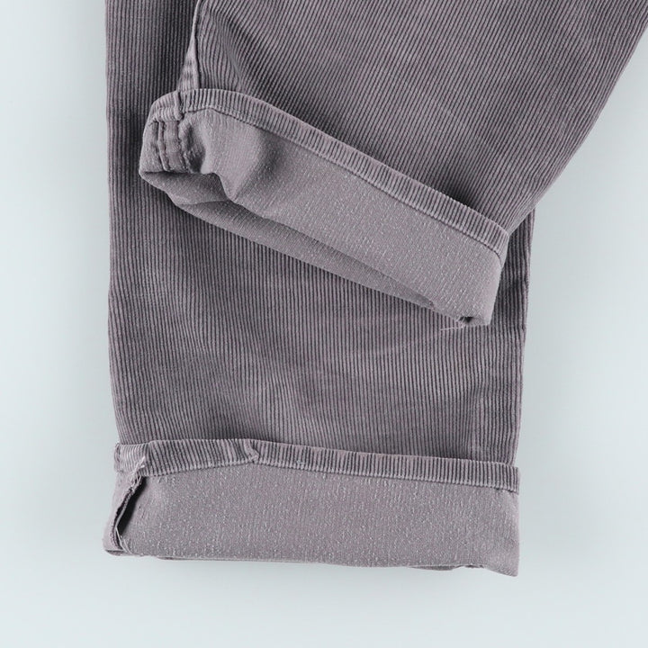 2000'S Levi's 559 Relaxed Straight Corduroy Pants, Men's, Size W36 cotton gray type Vintage Second Hand