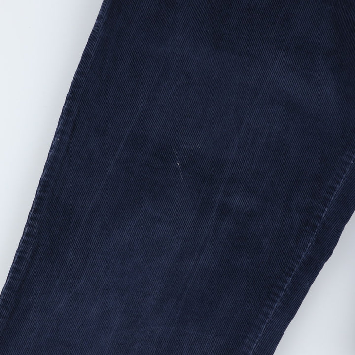 Ralph Lauren POLO by Ralph Lauren HAMMOND PANT, two-pleat corduroy pants, men's size W36. cotton navy blue type Vintage Second Hand