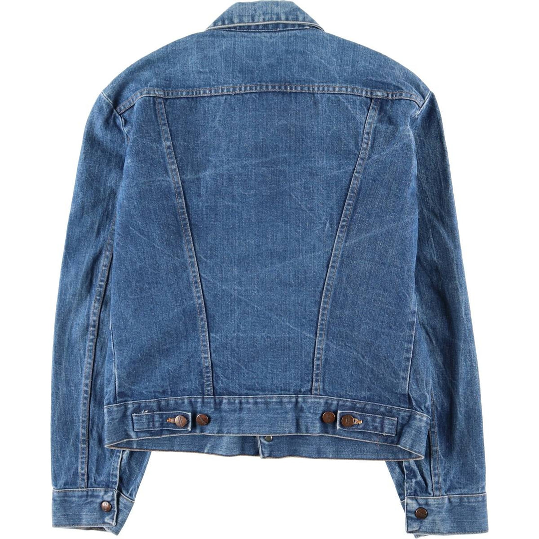 Vintage 70'S Wrangler denim jacket, denim jacket, men's size M cotton blue type Vintage Second Hand