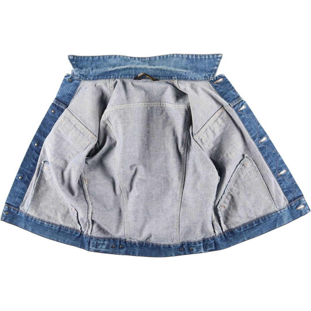 Vintage 70'S Wrangler denim jacket, denim jacket, men's size M cotton blue type Vintage Second Hand