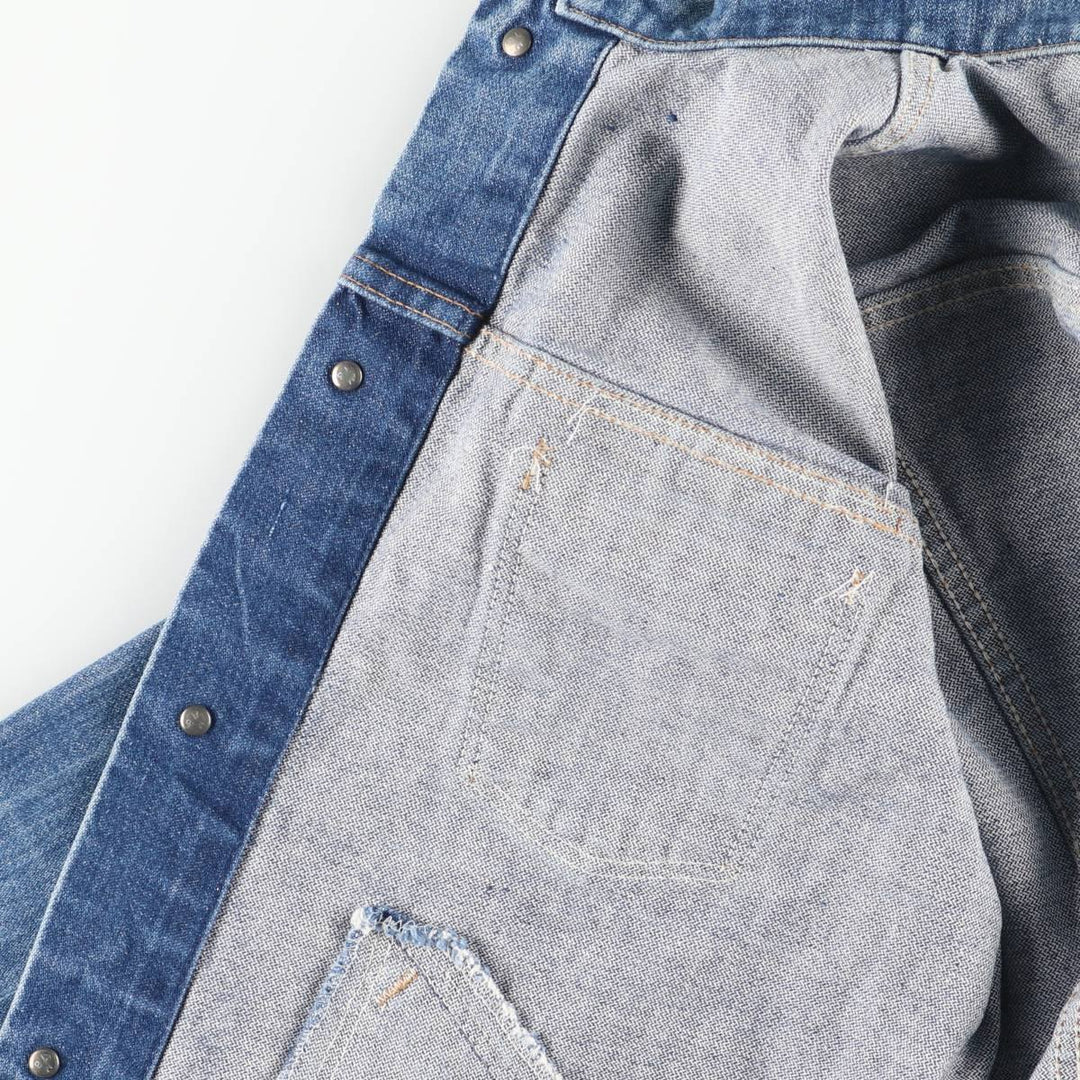 Vintage 70'S Wrangler denim jacket, denim jacket, men's size M cotton blue type Vintage Second Hand