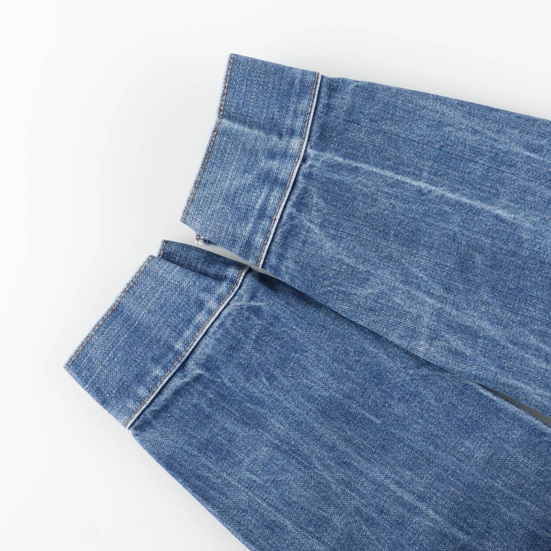 Vintage 70'S Wrangler denim jacket, denim jacket, men's size M cotton blue type Vintage Second Hand