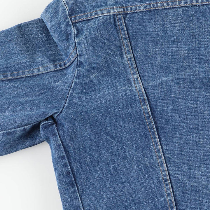Vintage 70'S Wrangler denim jacket, denim jacket, men's size M cotton blue type Vintage Second Hand