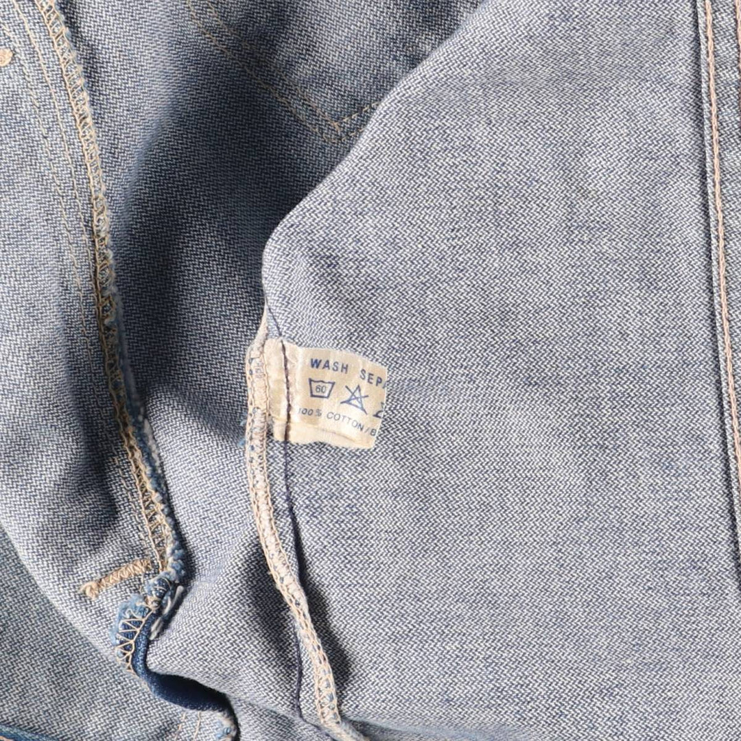 Vintage Wrangler denim jacket, size S, men's size S cotton blue type Vintage Second Hand