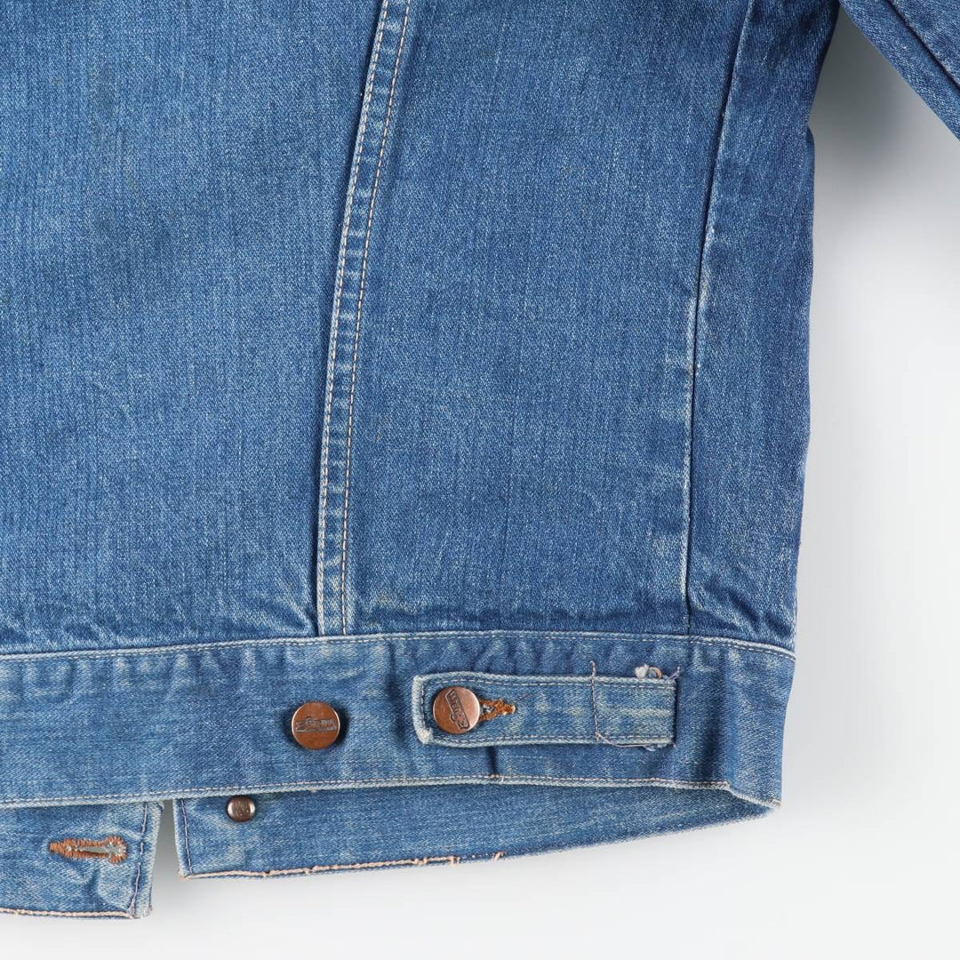 Vintage Wrangler denim jacket, size S, men's size S cotton blue type Vintage Second Hand