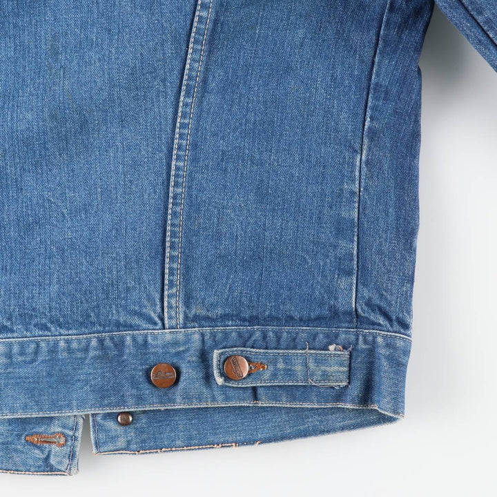 Vintage Wrangler denim jacket, size S, men's size S cotton blue type Vintage Second Hand