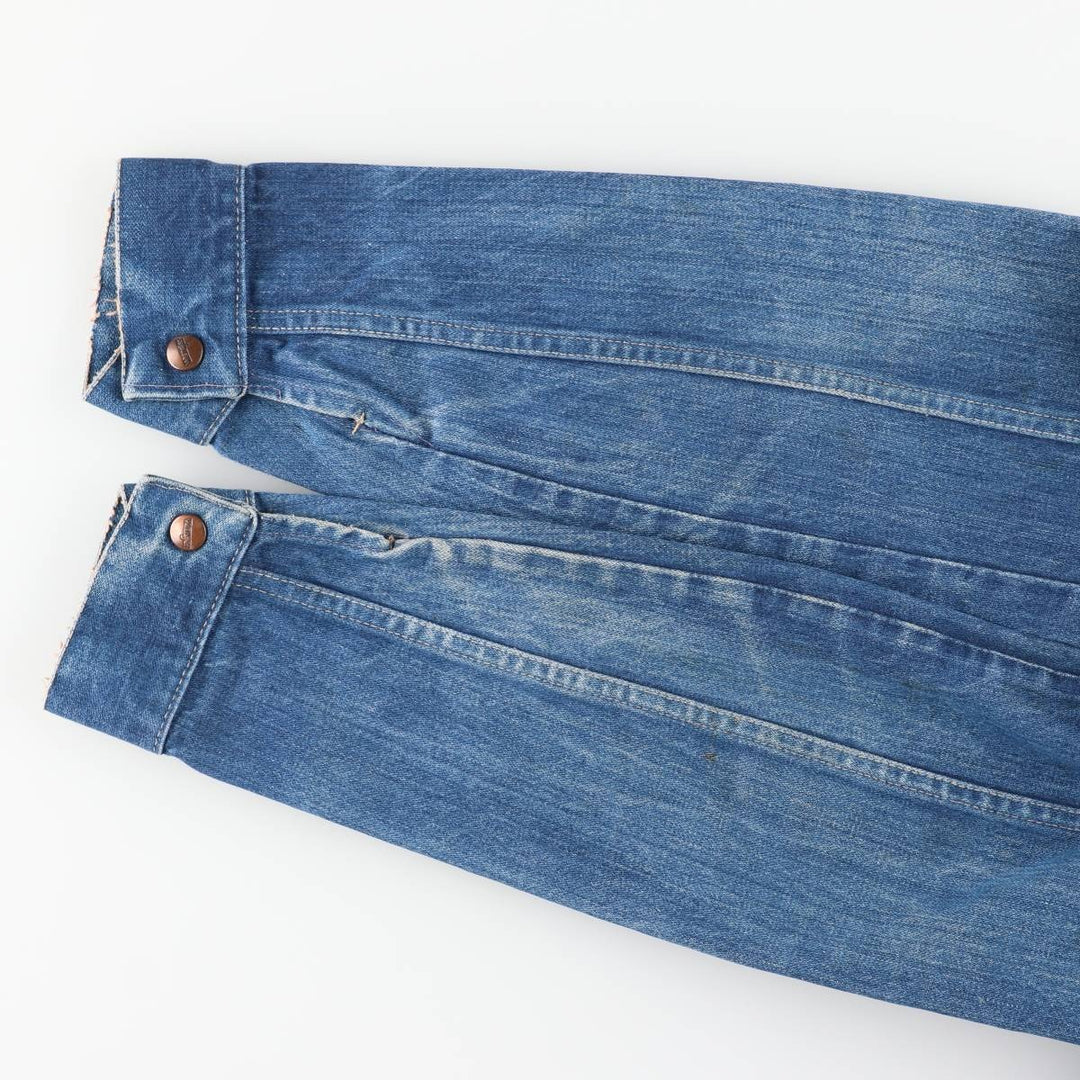 Vintage Wrangler denim jacket, size S, men's size S cotton blue type Vintage Second Hand