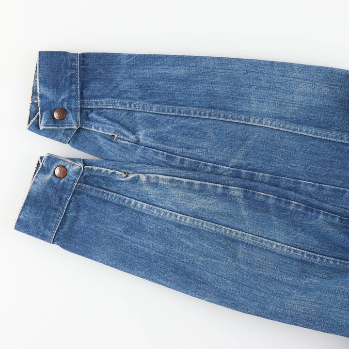 Vintage Wrangler denim jacket, size S, men's size S cotton blue type Vintage Second Hand
