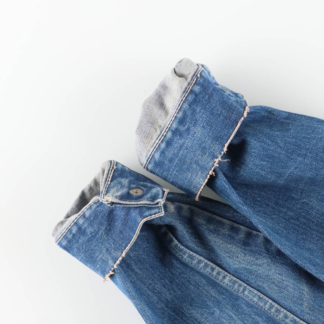 Vintage Wrangler denim jacket, size S, men's size S cotton blue type Vintage Second Hand