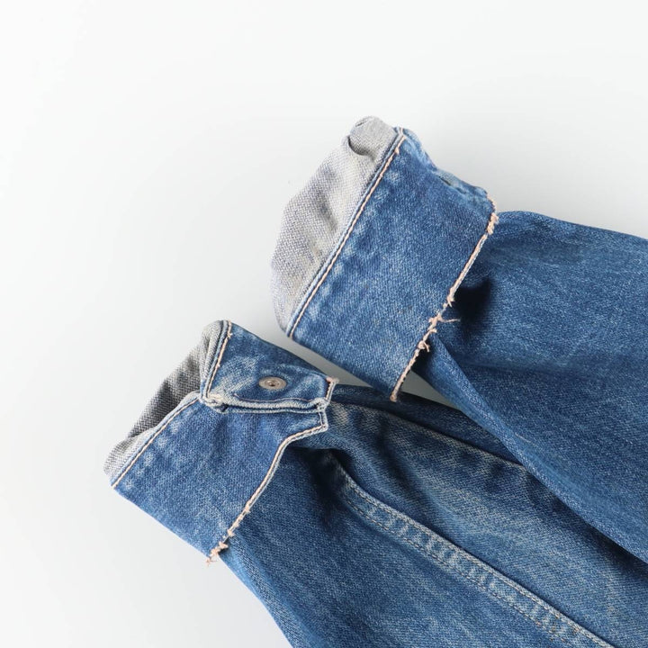 Vintage Wrangler denim jacket, size S, men's size S cotton blue type Vintage Second Hand