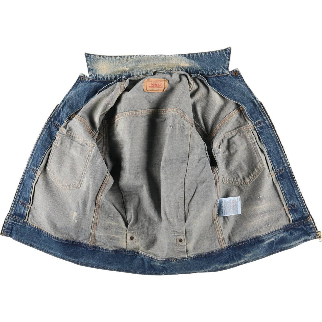 Levi's Euro Model Denim Jacket, Men's Size Small cotton blue type Vintage Second Hand