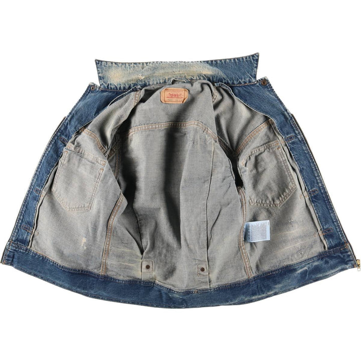 Levi's Euro Model Denim Jacket, Men's Size Small cotton blue type Vintage Second Hand
