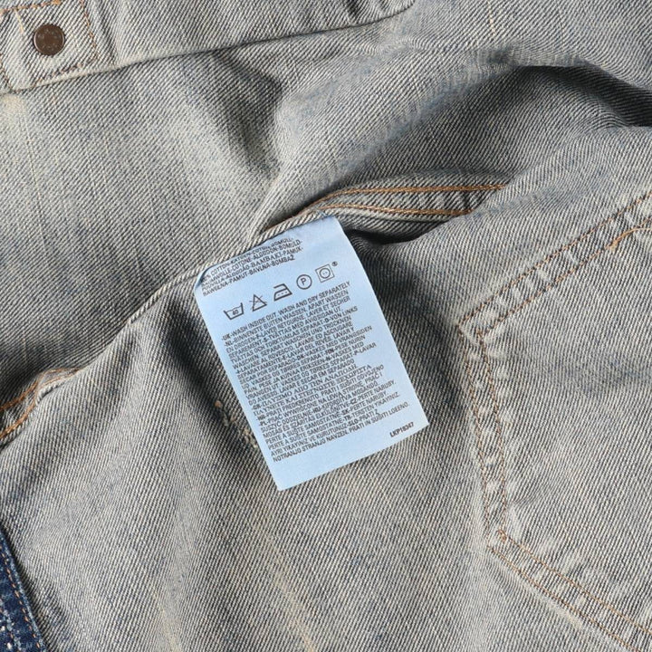 Levi's Euro Model Denim Jacket, Men's Size Small cotton blue type Vintage Second Hand