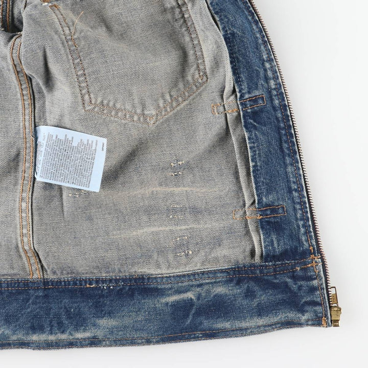 Levi's Euro Model Denim Jacket, Men's Size Small cotton blue type Vintage Second Hand