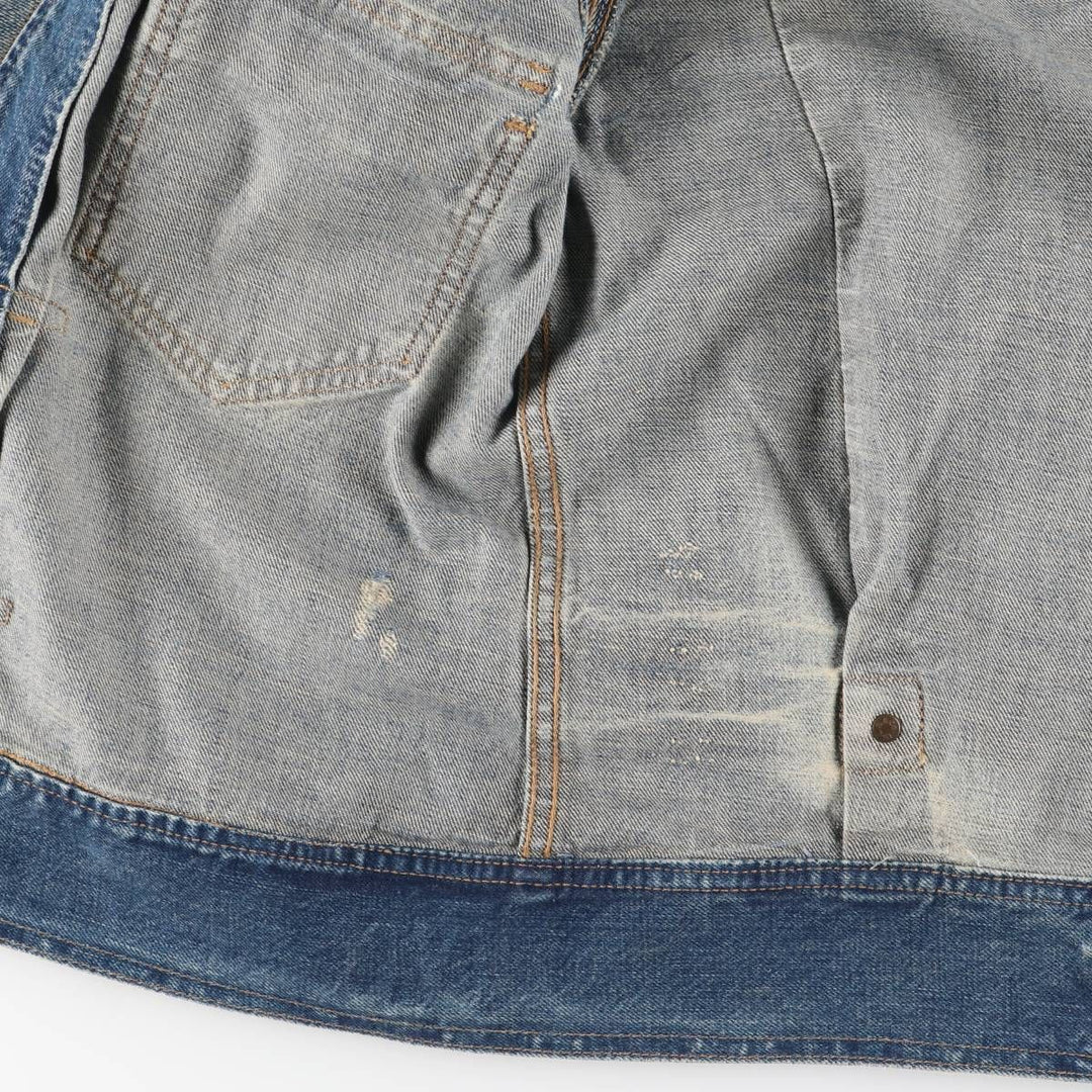 Levi's Euro Model Denim Jacket, Men's Size Small cotton blue type Vintage Second Hand