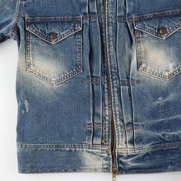 Levi's Euro Model Denim Jacket, Men's Size Small cotton blue type Vintage Second Hand