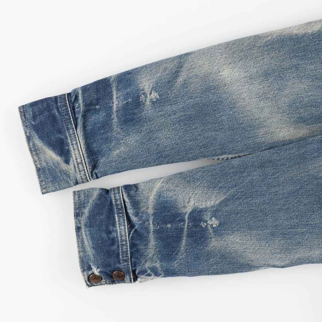 Levi's Euro Model Denim Jacket, Men's Size Small cotton blue type Vintage Second Hand