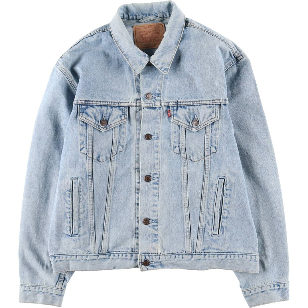 90'S Levi's 70503-0210 denim jacket, G-jacket, men's XL size, vintage cotton blue type Vintage Second Hand