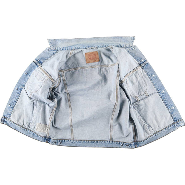 90'S Levi's 70503-0210 denim jacket, G-jacket, men's XL size, vintage cotton blue type Vintage Second Hand