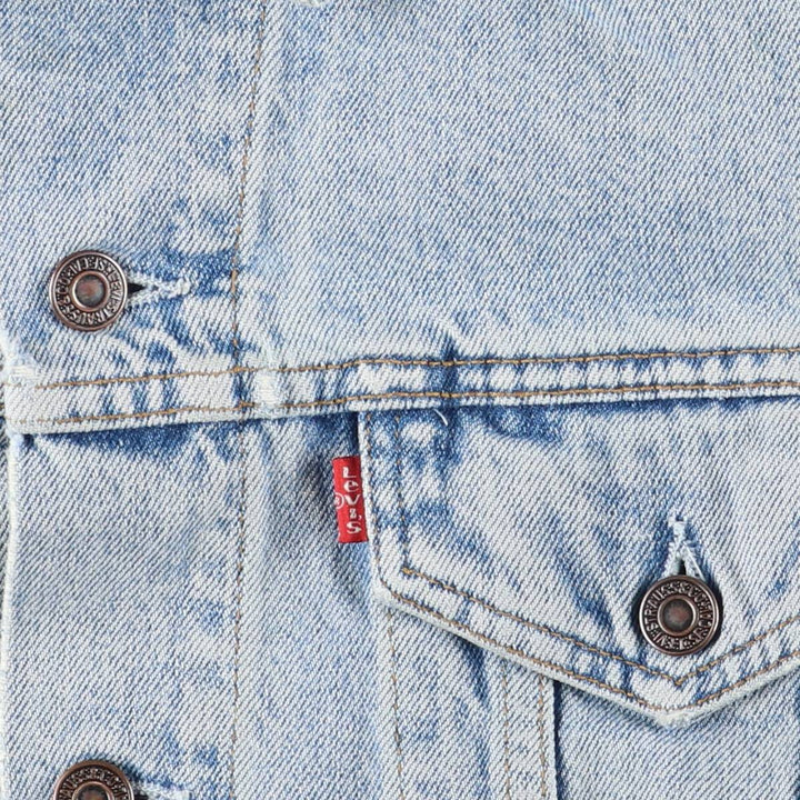 90'S Levi's 70503-0210 denim jacket, G-jacket, men's XL size, vintage cotton blue type Vintage Second Hand