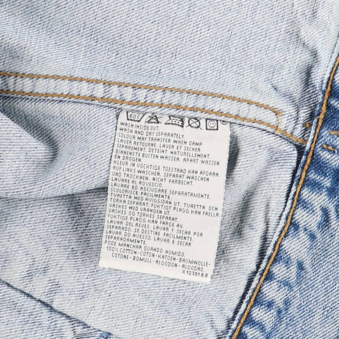 90'S Levi's 70503-0210 denim jacket, G-jacket, men's XL size, vintage cotton blue type Vintage Second Hand