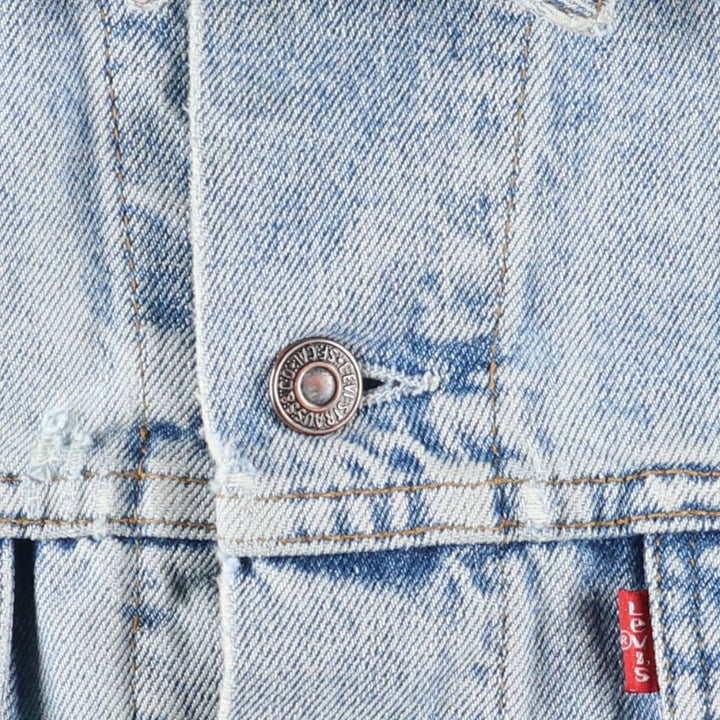 90'S Levi's 70503-0210 denim jacket, G-jacket, men's XL size, vintage cotton blue type Vintage Second Hand