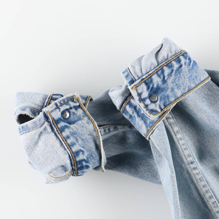 90'S Levi's 70503-0210 denim jacket, G-jacket, men's XL size, vintage cotton blue type Vintage Second Hand