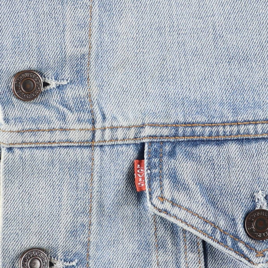 Levi's Euro Model Denim Jacket, Men's XL cotton blue type Vintage Second Hand