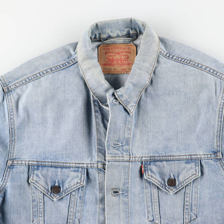 Levi's Euro Model Denim Jacket, Men's XL cotton blue type Vintage Second Hand