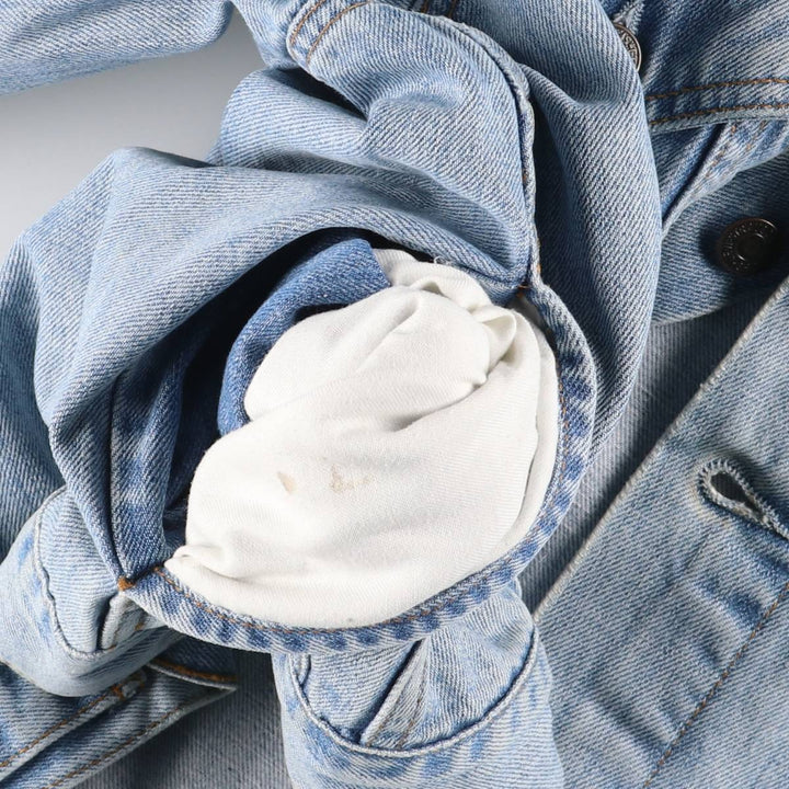 Levi's Euro Model Denim Jacket, Men's XL cotton blue type Vintage Second Hand