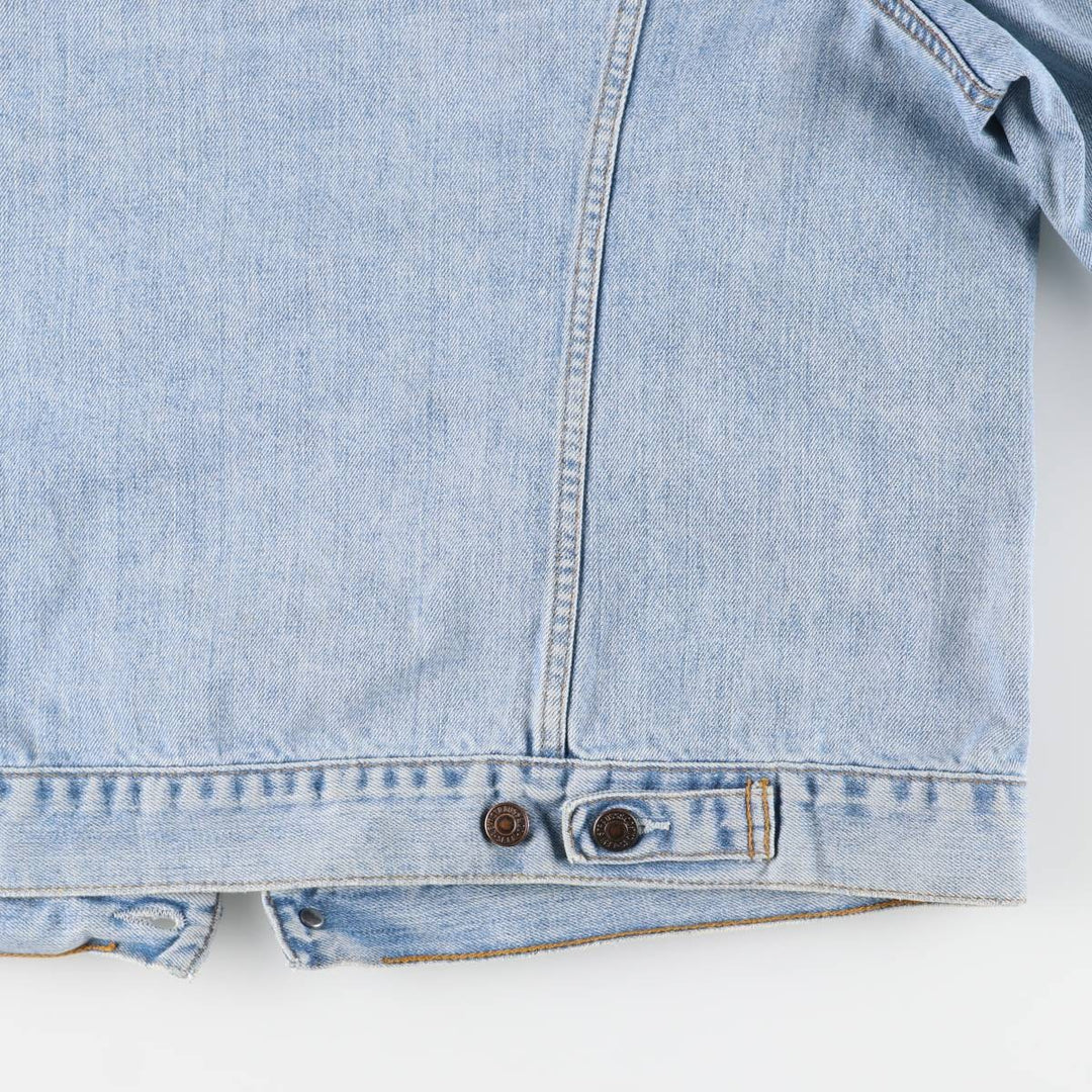Levi's Euro Model Denim Jacket, Men's XL cotton blue type Vintage Second Hand