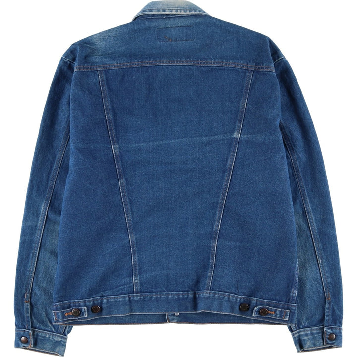 Vintage 90'S Wrangler denim jacket, size L, men's size L cotton blue type Vintage Second Hand