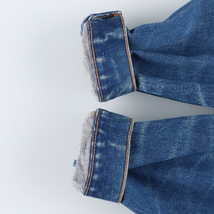 Vintage 90'S Wrangler denim jacket, size L, men's size L cotton blue type Vintage Second Hand