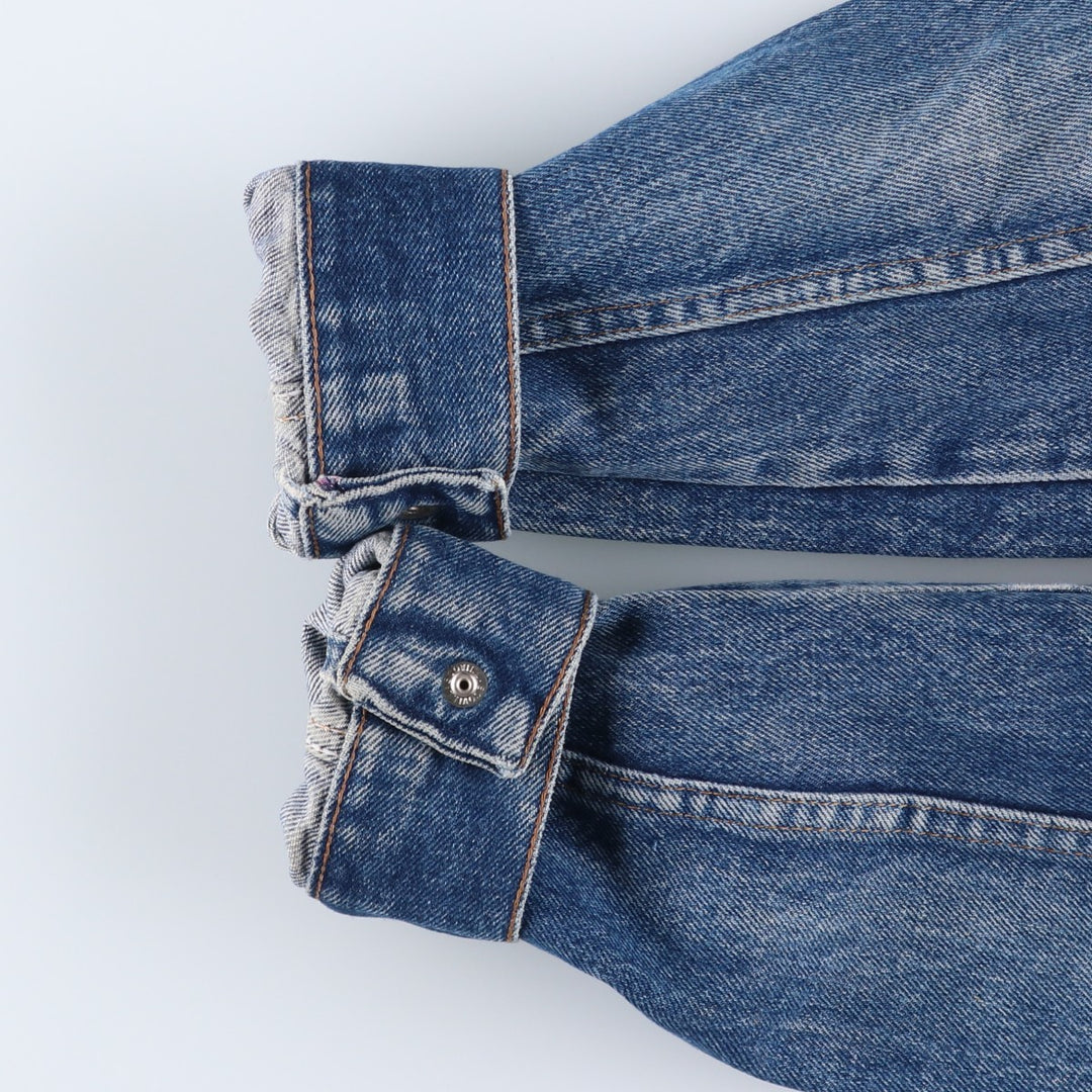 Vintage 1980'S Wrangler denim jacket, size S, men's cotton blue type Vintage Second Hand