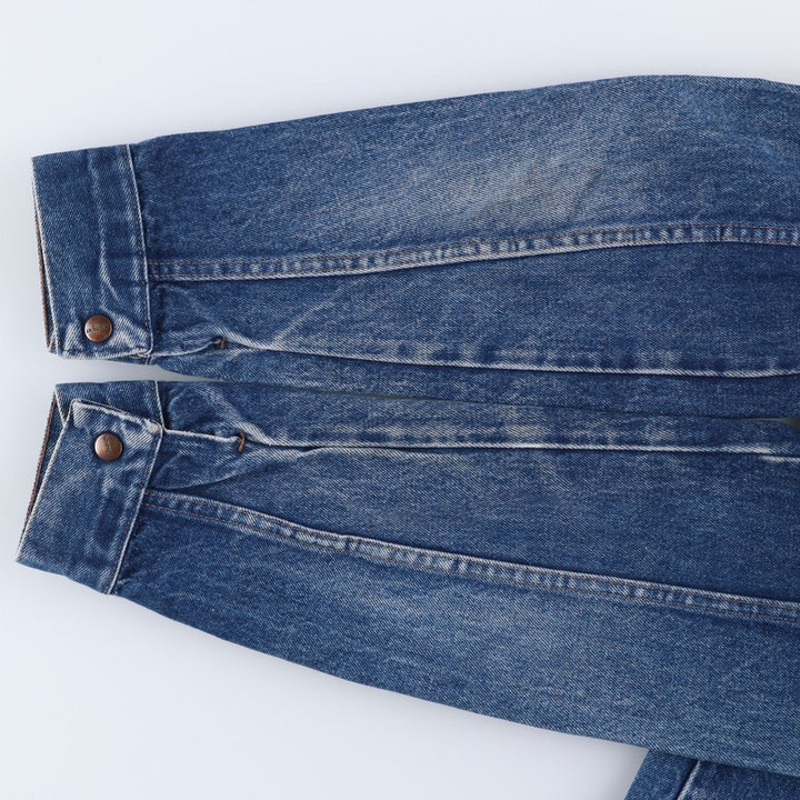 Vintage 1980'S Wrangler denim jacket, size S, men's cotton blue type Vintage Second Hand