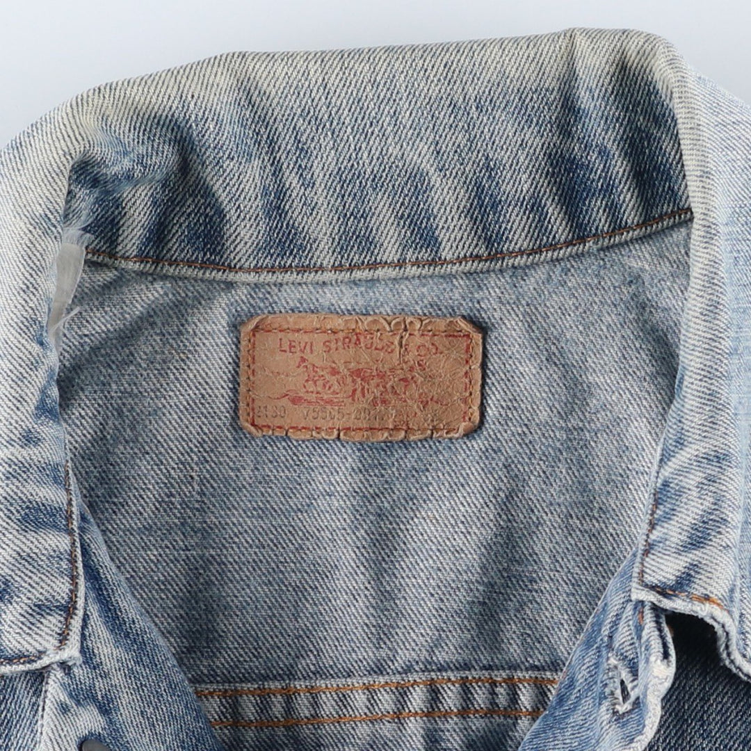 Vintage 1990'S Levi's 75505-0217 denim jacket, made in Canada, size S. cotton blue type Vintage Second Hand