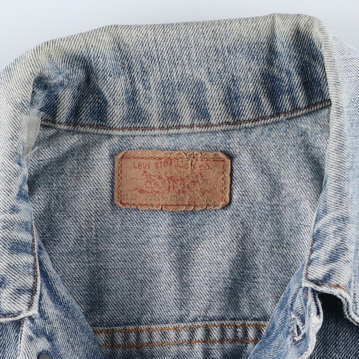 Vintage 1990'S Levi's 75505-0217 denim jacket, made in Canada, size S. cotton blue type Vintage Second Hand