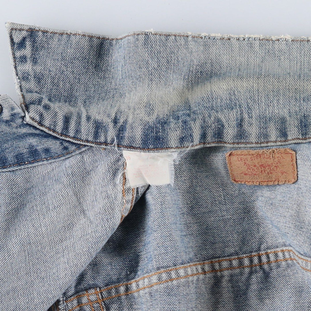 Vintage 1990'S Levi's 75505-0217 denim jacket, made in Canada, size S. cotton blue type Vintage Second Hand