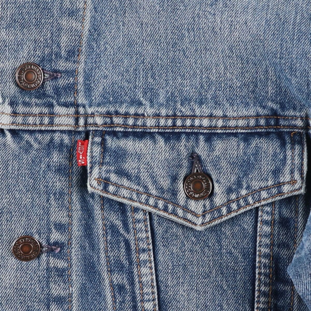 Vintage 1990'S Levi's 75505-0217 denim jacket, made in Canada, size S. cotton blue type Vintage Second Hand