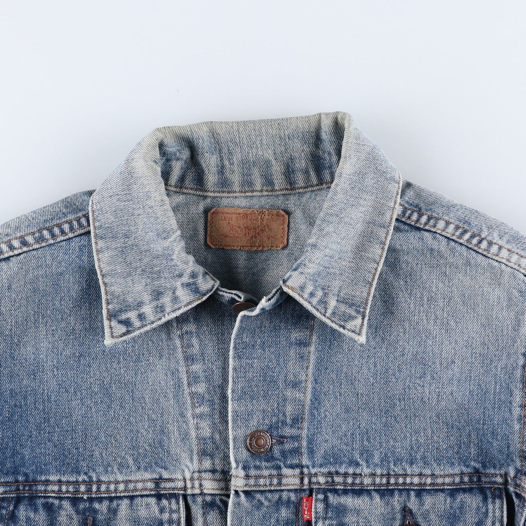 Vintage 1990'S Levi's 75505-0217 denim jacket, made in Canada, size S. cotton blue type Vintage Second Hand