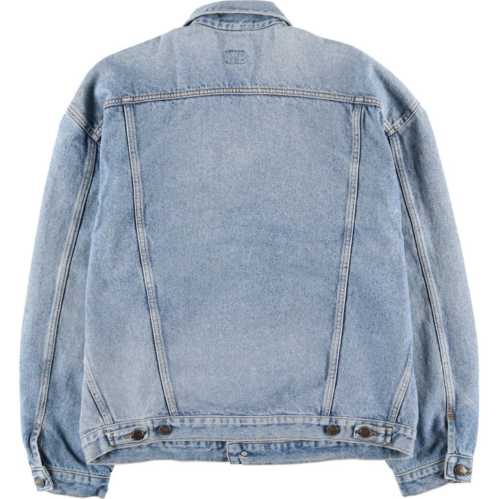 Vintage Lee Riders denim jacket from the 1980'S and 1990s, size L, men's size L. cotton blue type Vintage Second Hand