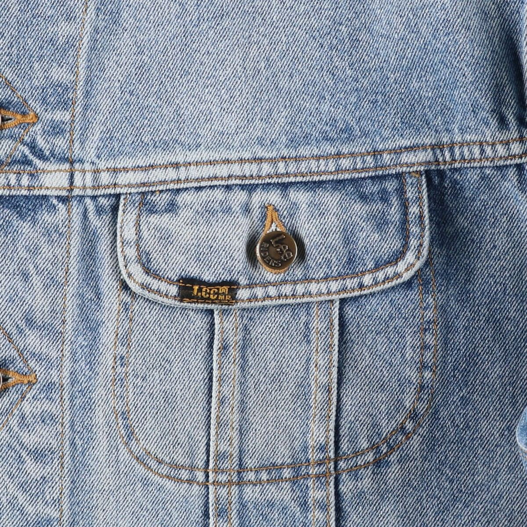 Vintage Lee Riders denim jacket from the 1980'S and 1990s, size L, men's size L. cotton blue type Vintage Second Hand