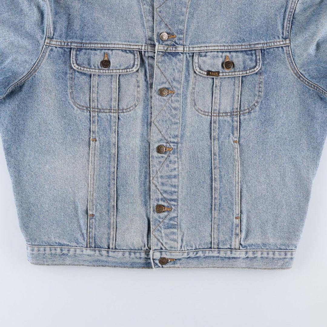 Vintage Lee Riders denim jacket from the 1980'S and 1990s, size L, men's size L. cotton blue type Vintage Second Hand
