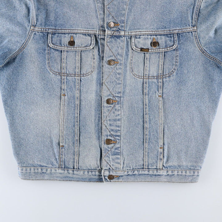 Vintage Lee Riders denim jacket from the 1980'S and 1990s, size L, men's size L. cotton blue type Vintage Second Hand