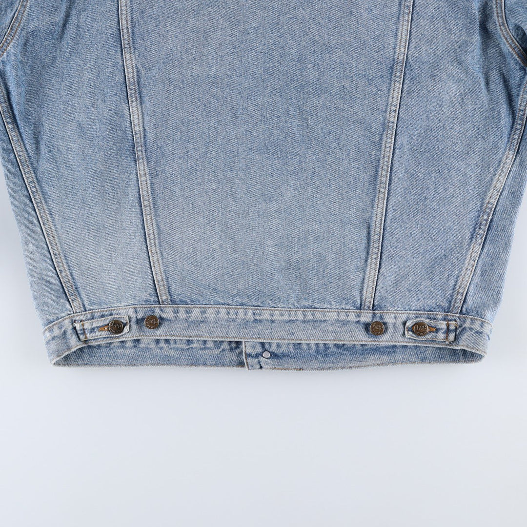 Vintage Lee Riders denim jacket from the 1980'S and 1990s, size L, men's size L. cotton blue type Vintage Second Hand